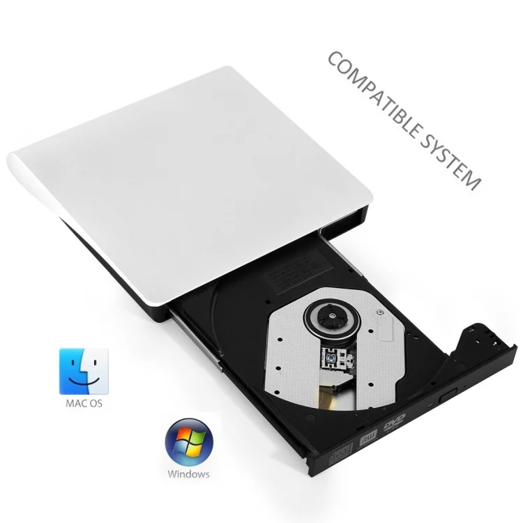 TBD0549951_3.webp Brushed Texture USB 3.0 POP-UP Mobile External DVD-Rw DVD / CD Rewritable Drive External ODD & HDD Device - Image 4