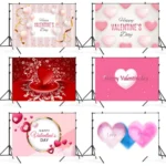 2.1m x 1.5m Valentines Day Photo Party Layout Props Photography Background Cloth - Image 3