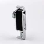 CS-012 3 PCS Lychee Pattern Leather Double Ring Corkscrew Keychain - Image 3