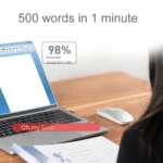 M103 1600DPI 5 Keys 2.4G Wireless Mouse Charging Ai Intelligent Voice Office Mouse, Support 28 Languages - Image 4