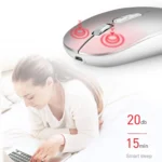 M103 1600DPI 5 Keys 2.4G Wireless Mouse Charging Ai Intelligent Voice Office Mouse, Support 28 Languages - Image 6