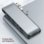 Cabledeconn T0409 Multifunctional USB 3.0 HUB Docking Station Network Cable Interface Converter - Image 3