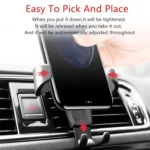 Car Air Vent Mount Gravity Phone Holder Universal Gravity Smartphone Support - Image 4