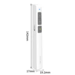 Deli 2.4GHz Laser Page Turning Pen Rechargeable Speech Projector Pen - Image 2