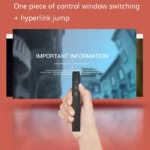 Deli 2.4GHz Laser Page Turning Pen Rechargeable Speech Projector Pen - Image 6