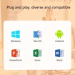 Deli 2.4GHz Laser Page Turning Pen Rechargeable Speech Projector Pen - Image 7