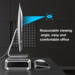 ICE COOREL T1 Monitor Increased Rack Foldable Laptop Stand With RGB Lighting & 4xUSB Expansion Interface - Image 4