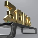 ICE COOREL T1 Monitor Increased Rack Foldable Laptop Stand With RGB Lighting & 4xUSB Expansion Interface - Image 7