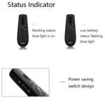 Deli 2.4GHz Laser Teaching Page Flip Pen Remote Play Pen with Flying Mouse - Image 10