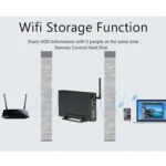 Blueendless 3.5 inch Mobile Hard Disk Box WIFI Wireless NAS Private Cloud Storage - Image 8