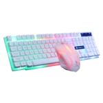 LIMEIDE GTX300 1600DPI 104 Keys USB Rainbow Suspended Backlight Wired Luminous Keyboard and Mouse Set, Cable Length: 1.4m