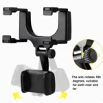 2 PCS Car Rearview Mirror Mobile Phone Bracket Tachograph Fixing Clip - Image 3