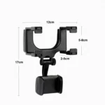 2 PCS Car Rearview Mirror Mobile Phone Bracket Tachograph Fixing Clip - Image 6