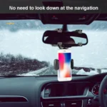 2 PCS Car Rearview Mirror Mobile Phone Bracket Tachograph Fixing Clip - Image 7