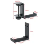 Headphone Bracket Internet Cafe Monitor Earphone Hanger Desktop Earphone Display Stand - Image 2