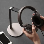 Aluminum Alloy Headphone Holder H-Stand Headphone Display Stand Headphone Storage Rack - Image 4