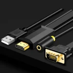 JH HV10 1080P HDMI to VGA Cable Projector TV Box Computer Notebook Industrial Display Adapter Cable - Image 2