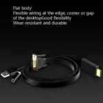 JH HV10 1080P HDMI to VGA Cable Projector TV Box Computer Notebook Industrial Display Adapter Cable - Image 8