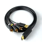 JingHua HDMI-3RCA HDMI To 3RCA Conversion Cable Set-Top TV Projector AV Lotus Converter Cable - Image 2