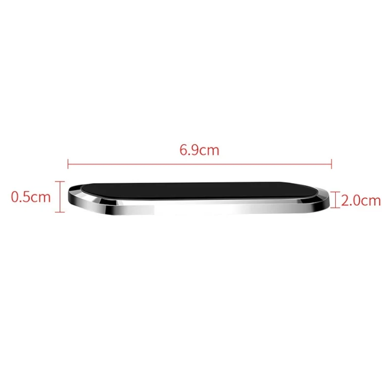 TBD0565743101_B2.webp F601 4 PCS One Word Long Magnet Car Bracket Car Navigation Lazy Magnetic Metal Bracket - Image 3