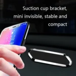 F601 4 PCS One Word Long Magnet Car Bracket Car Navigation Lazy Magnetic Metal Bracket - Image 8