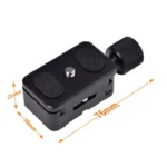 Stabilizer Quick Release Plate Gimbal Slide Rail Base Plate with 1/4 inch Screw - Image 2