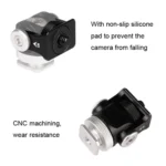 180 Degree Swing Mini Tripod Ball-Head Bracket Cold Shoe Mount 1/4 inch Screw Adapter - Image 7