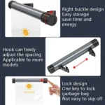 Car Storage Garbage Bag Bracket Car Mobile Phone Tablet Rear Pillow Holder - Image 5