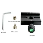 QR60 60mm Aluminum Alloy Quick Release Plate Clamp Base - Image 6