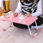USB Folding Computer Desk With Fan & Lamp, Size: 60x40x28cm - Image 6