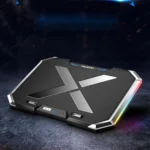 NUOXI Q8 Notebook Radiator LCD Screen Button Controllable RBG Luminescence Computer Cooling Base - Image 2