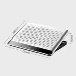 NUOXI Q5 Notebook Radiator Base Computer Aluminum Alloy Plate Pad Fan Bracket - Image 2