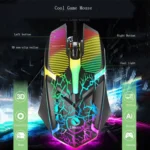 LIMEIDE T21 104Keys Wired Gaming Backlit Computer Manipulator Keyboard and Mouse Set, Cable Length: 1.4 m - Image 3