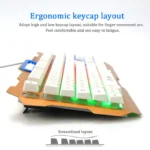 LIMEIDE T21 104Keys Wired Gaming Backlit Computer Manipulator Keyboard and Mouse Set, Cable Length: 1.4 m - Image 4