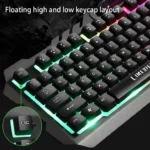 LIMEIDE T21 104Keys Wired Gaming Backlit Computer Manipulator Keyboard and Mouse Set, Cable Length: 1.4 m - Image 5