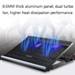 NUOXI T10 Laptop Radiator Multi-File Adjustment Aluminum Alloy Bracket - Image 3