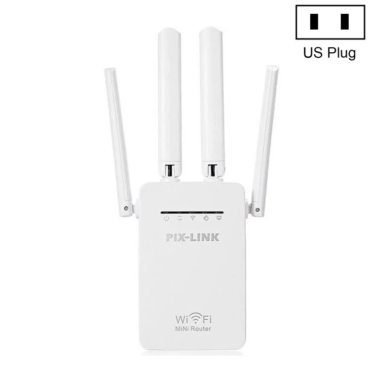 TBD0571939101A.webp PIX-LINK LV-WR09 300Mbps WiFi Range Extender Repeater Mini Router - Image 1