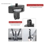 Sunnylife 1/4 inch Metal Adjustable Adapter For DJI Pocket 2 / FIMI PALM 2 / Insta360 One X-2 - Image 5