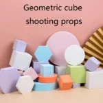 8 PCS Geometric Cube Photo Props Decorative Ornaments Photography Platform, Colour: 5 x 5 x 5cm Small White Square - Image 2