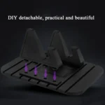 6 PCS Silicone Car Mobile Phone Bracket Car Mini Lazy Bracket - Image 6