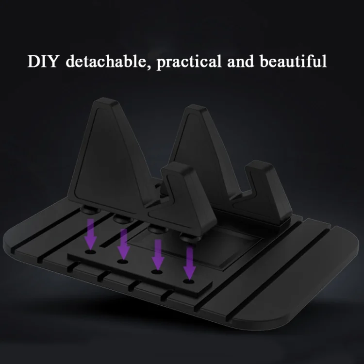 TBD0571996101_B5.webp 6 PCS Silicone Car Mobile Phone Bracket Car Mini Lazy Bracket - Image 6