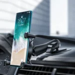 Curved Adhesive Car Instrument Table Bracket Car Mobile Phone Bracket Plastic Clamp Arm Style: - Image 7