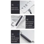 LH-T610 Aluminum Alloy Laptop Bracket Folding Lifting Desktop Cooling Bracket - Image 5