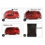 CM0010B 1200 DPI 3-keys Car Shape Wireless Mouse - Image 6