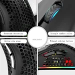 K-Snake BM600 1600 DPI 7-keys Hollow Lightweight Wireless Charging RGB Colorful Gaming Mouse - Image 6