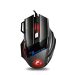 IMICE X7 2400 DPI 7-Key Wired Gaming Mouse with Colorful Breathing Light, Cable Length: 1.8m