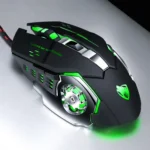 T-WOLF V6 USB Interface 6-Buttons 3200 DPI Wired Mouse Gaming Mechanical Macro Programming 7-Color Luminous Gaming Mouse, Cable Length: 1.5m