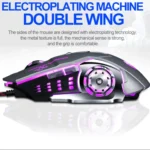 T-WOLF V6 USB Interface 6-Buttons 3200 DPI Wired Mouse Gaming Mechanical Macro Programming 7-Color Luminous Gaming Mouse, Cable Length: 1.5m - Image 2