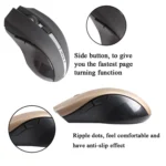 T-WOLF Q5 2.4GHz 5-Buttons 2000 DPI Wireless Mouse Silent And Non-Light Gaming Office Mouse For Computer PC Laptop - Image 5