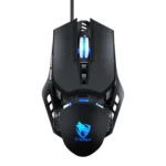 T-WOLF G530 USB Interface 7-Buttons 6400 DPI Wired Mouse Mechanical Gaming Macro Definition 4-Color Breathing Light Gaming Mouse, Cable Length: 1.5m